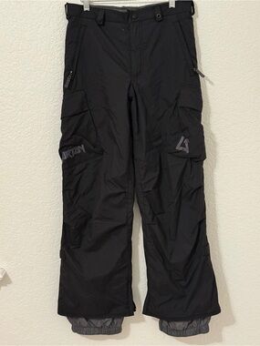 Burton Snow Pants Youth XL Black Insulated Jacket-to-Pant Zip
